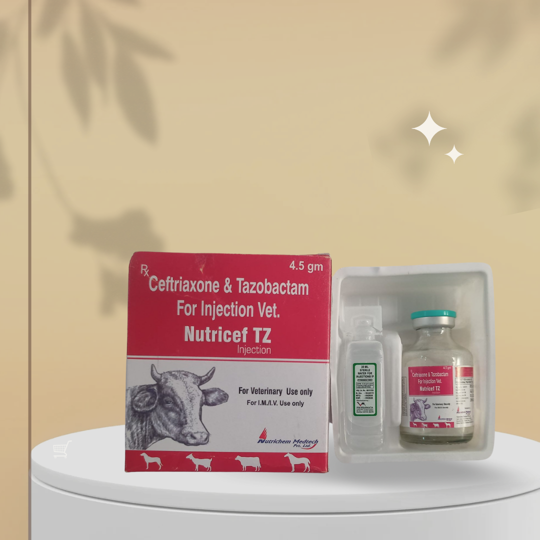 Nutricef TZ 4.5gm Injection